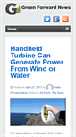 Mobile Screenshot of greenforwardnews.com